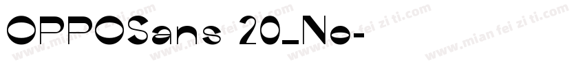 OPPOSans 20_No字体转换